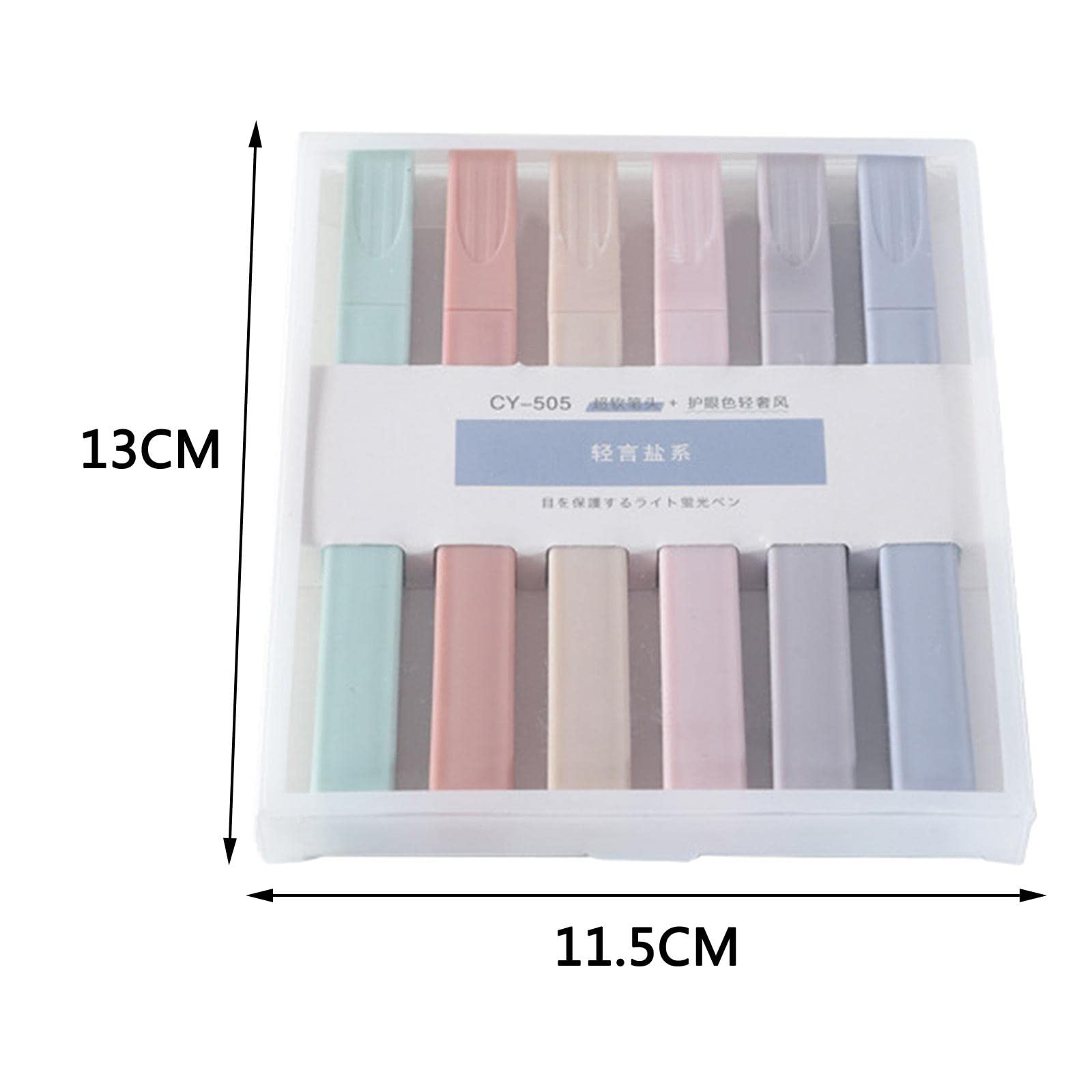 10 Set 6 Stück Kawaii Textmarker Stifte Set für Büro DIY Fotoalbum Mädchen Geschenke B, Stil B