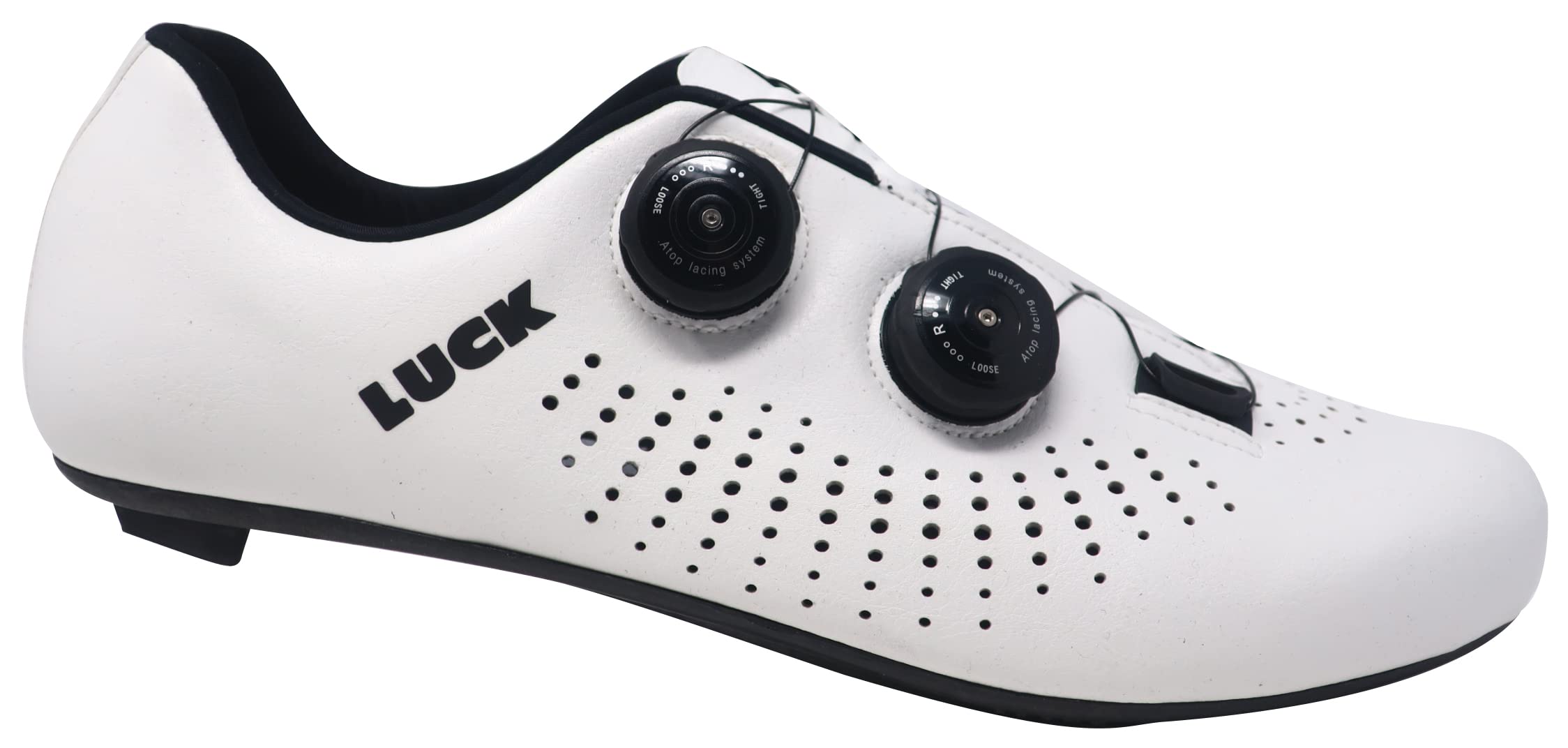 LUCK Start Horma Ancha para Carretera, con Suela de Carbono HD50, Doble Cierre rotativo, Especial para pies Anchos.