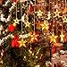 Christmas Decorations Stars Curtain String Lights with Remote, 138 LED Decoration Lights for Indoor/Outdoor, 8 Flashing Modes Fairy Lights for Bedroom, Wedding, Bedroom, Party, Holiday, Warm White