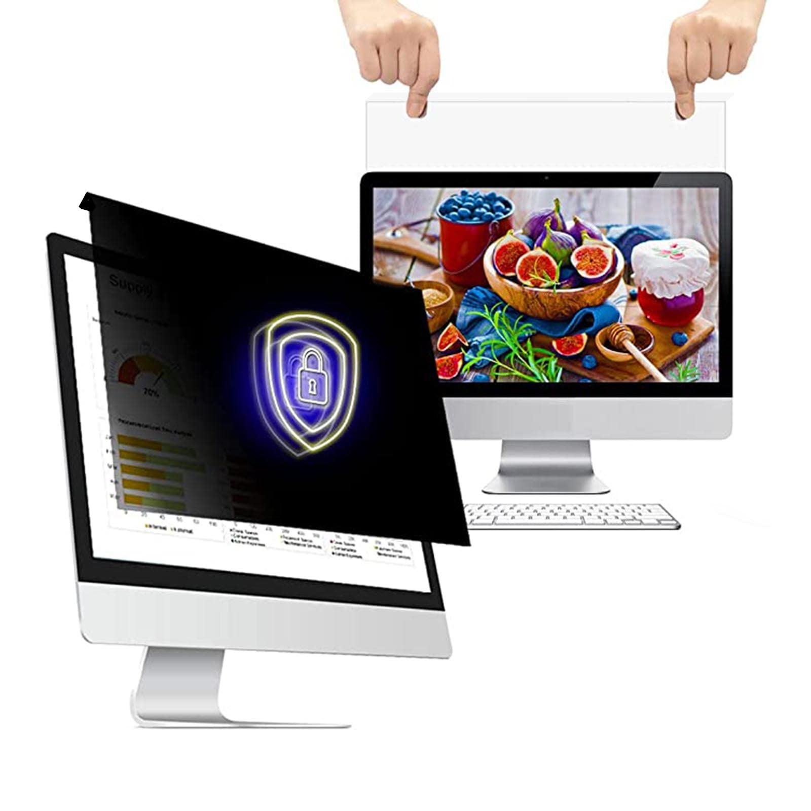 LIGUOYI Colgando 12.5-27 In Filtro De Privacidad Premium, Filtro De Pantalla Antis Luz Azul, Antis-Reflejos, Antis UV Protector De Pantalla para Pantalla Ordenador, Computadora Portátil