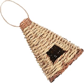 Yardwe Woven Bird Nest Bird House aestechtic room decor upholstery trim home decoration bird cage decor house decorations for home natural birdhouse Hand Woven Bird Nest Birdhouse Pendant