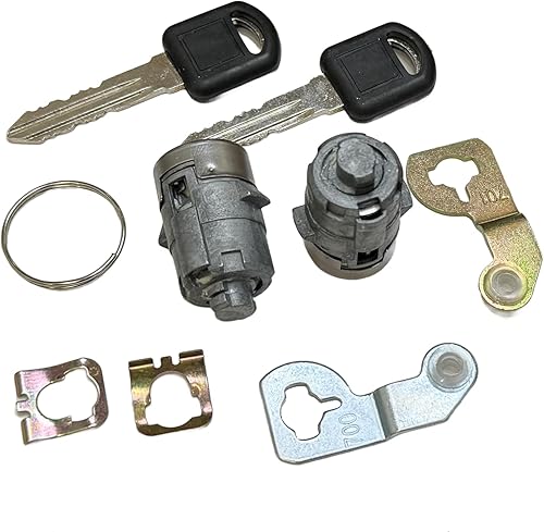 Miniatura 4 de Nuevo juego de cerraduras para puertas laterales del conductor y del pasajero para Chevrolet Silverado 2001-2006