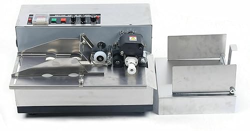 Máquina automática de etiquetado de fecha de impresión - Máquina automática de codificación de ruedas de tinta seca sólida de 110 V Codificador