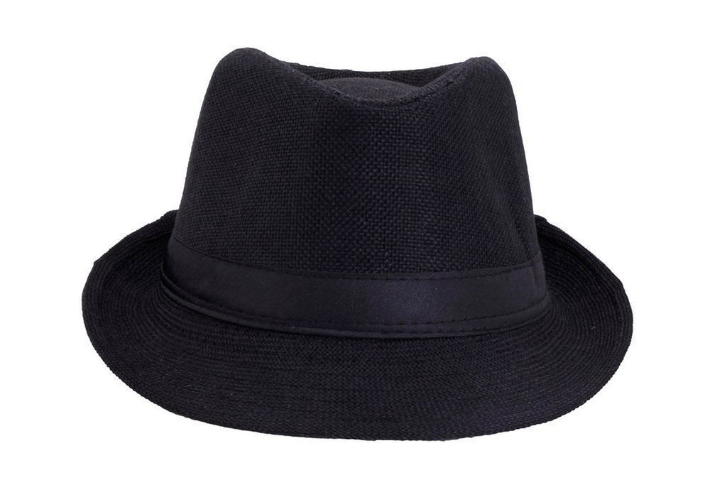 Zacharias Black Fedora Hat for Kids (5-12yrs)