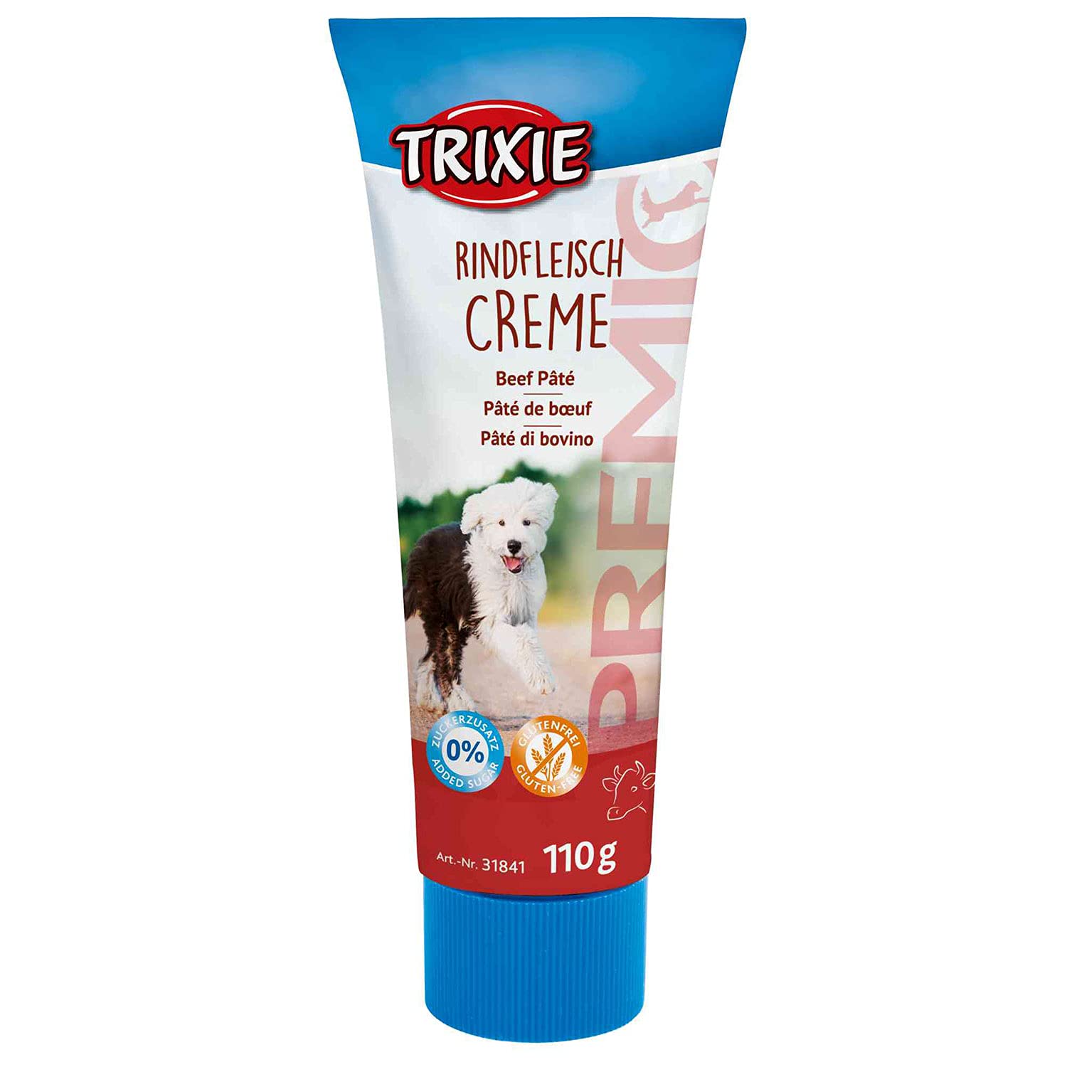 TRIXIE Snack PREMIO Crema de Ternera, 110 g, Perro