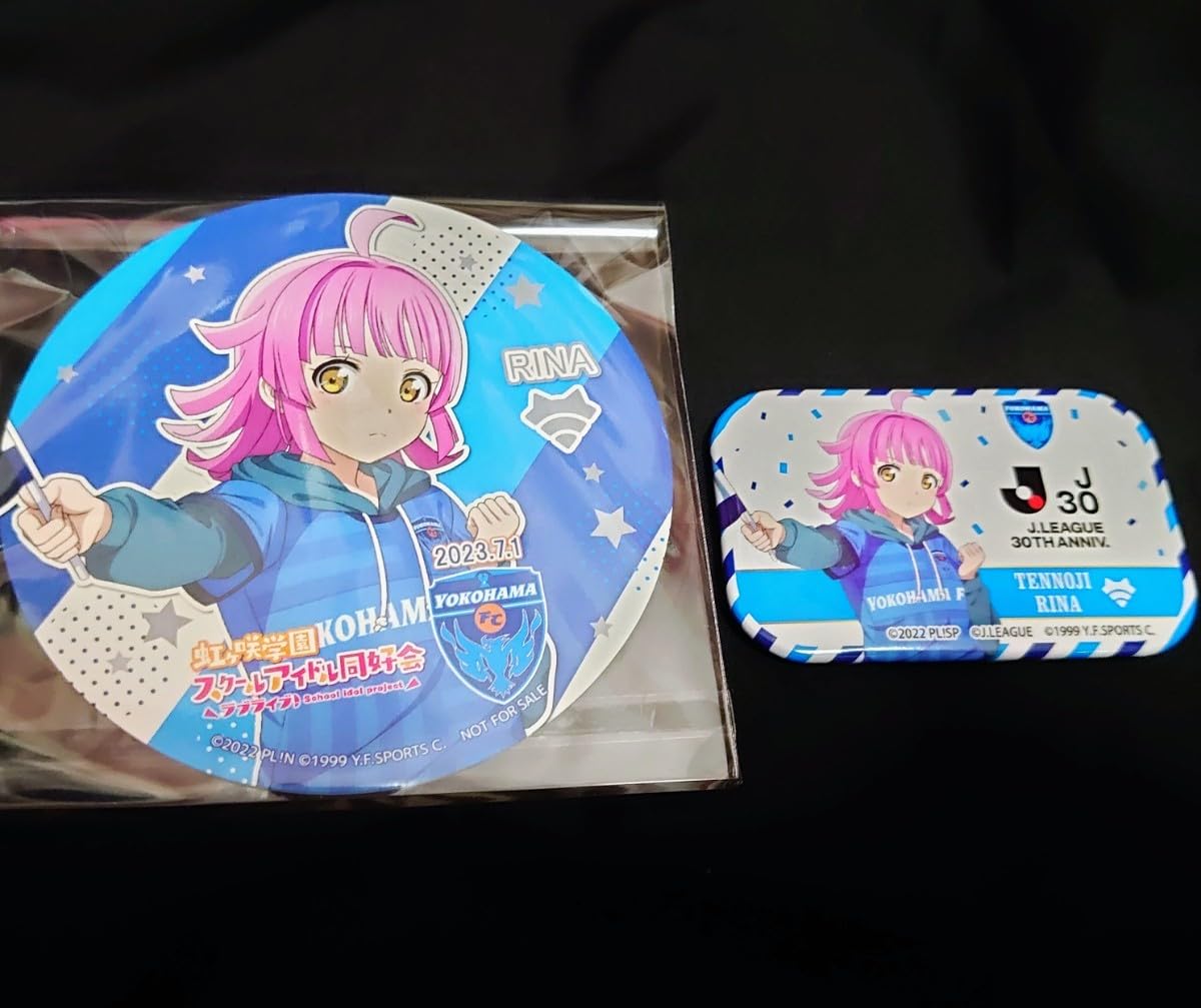 Amazon.co.jp: 2点セット 天王寺璃奈 Jリーグコラボ 特典コースター  