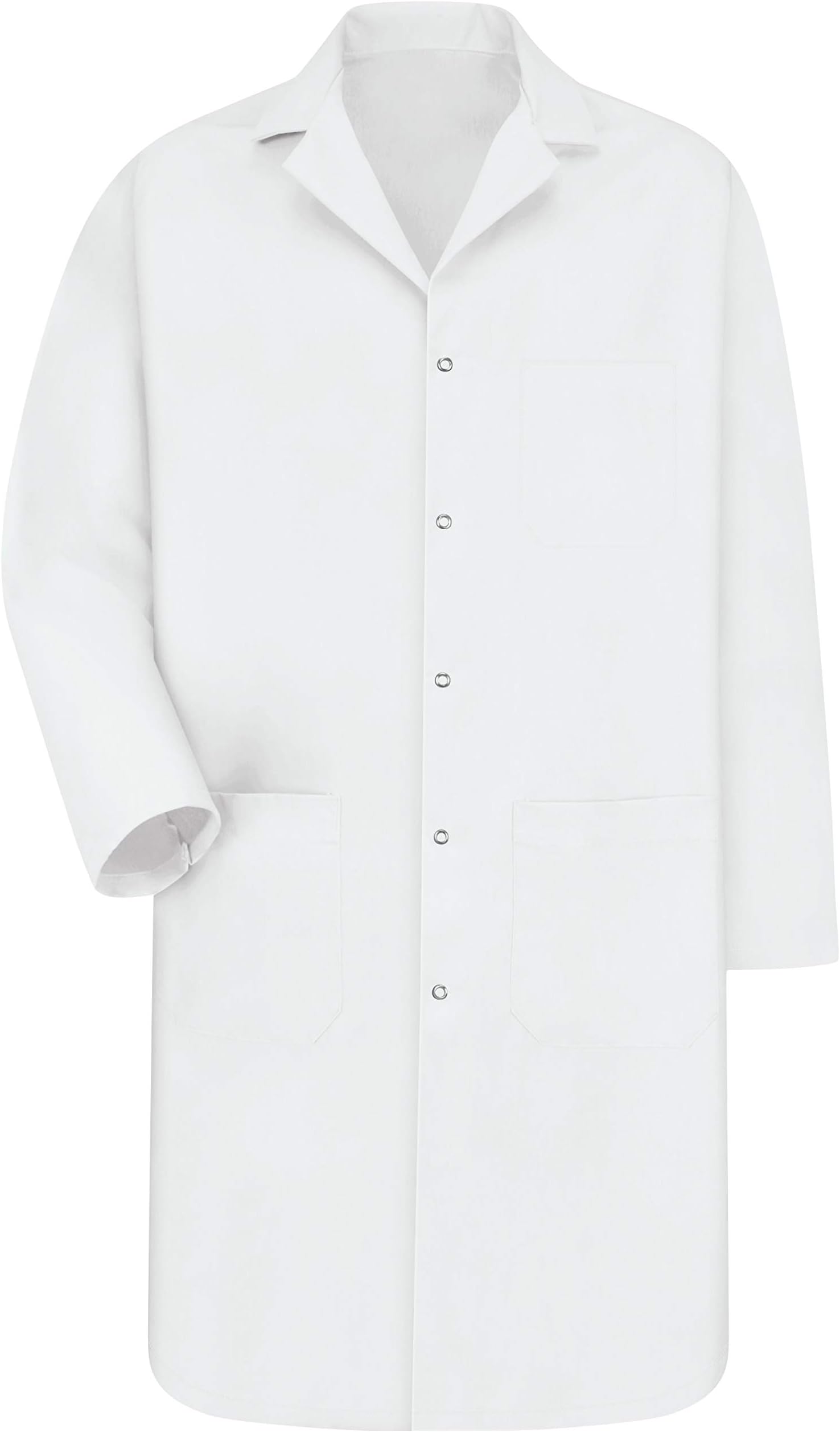 Red Kap Men's Interior Pocket Lab Coat