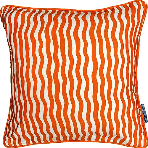 Ragged Rose Showerproof Garden Cushion Covers, 44 cm x 44 cm Printed Sofa & Outdoor Seat Cushion Covers for Garden & Patio