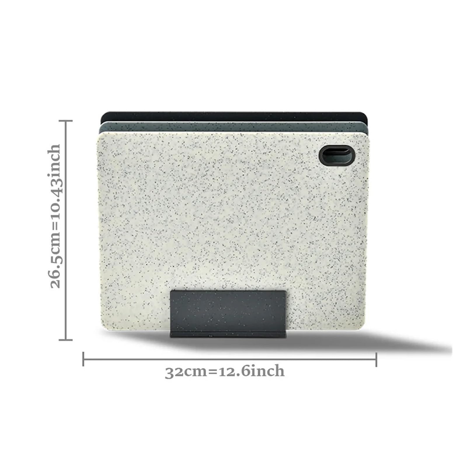 Set da 4 pezzi di classificazione for verdure, set, modello in marmo, taglio a doppia faccia, carne cucina