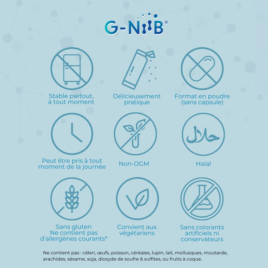 G-NiiB Immunity+ (SIM01) – Probiotiques avec Prébiotiques, Zinc et Vitamines B – Développé par une Faculté de Médecine – Souches Probiotiques Cliniquement Étudiées – Soutient Immunité, Énergie