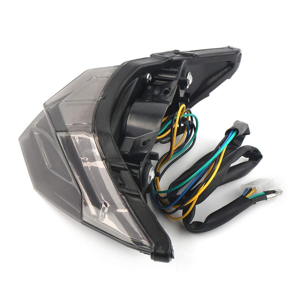 GZYF Motorcycle Integrated Taillight Brake Turn Signal Lamp for Kawasaki Ninja 250R 300 2013-2017