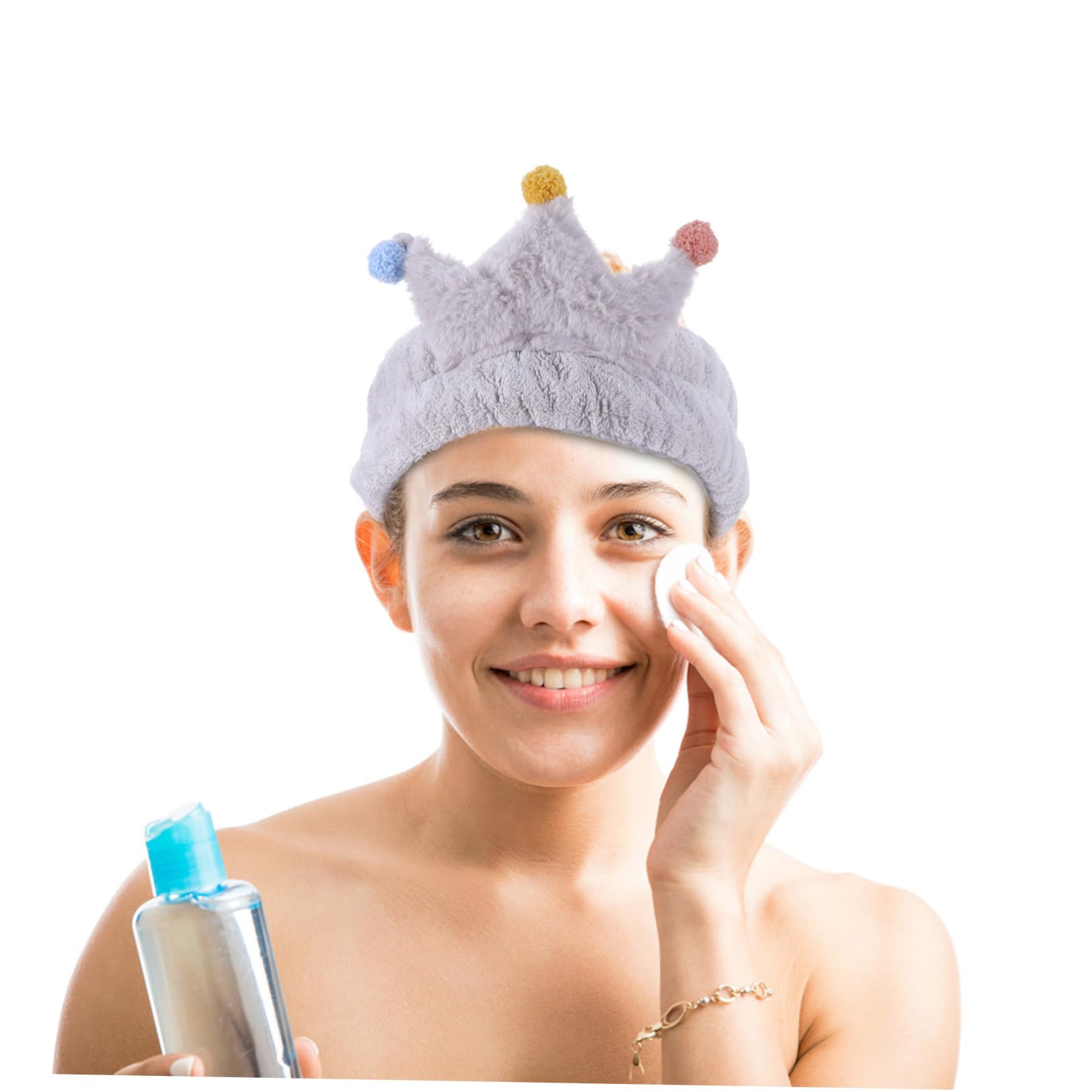 POPETPOP 9piezas De Coral Fleece Para Mujer Bandas De Cabello Elásticas Para Cuidado Facial y Spa Accesorios De Maquillaje Chic y Cómodos