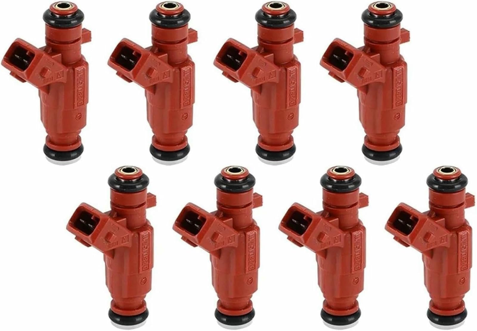 8 Pezzi Iniettori Carburante per Auto 0280157111 per VW per Golf per Voyage 1.0L 8V 2007-2014 Ugello Iniettore Carburante per Auto