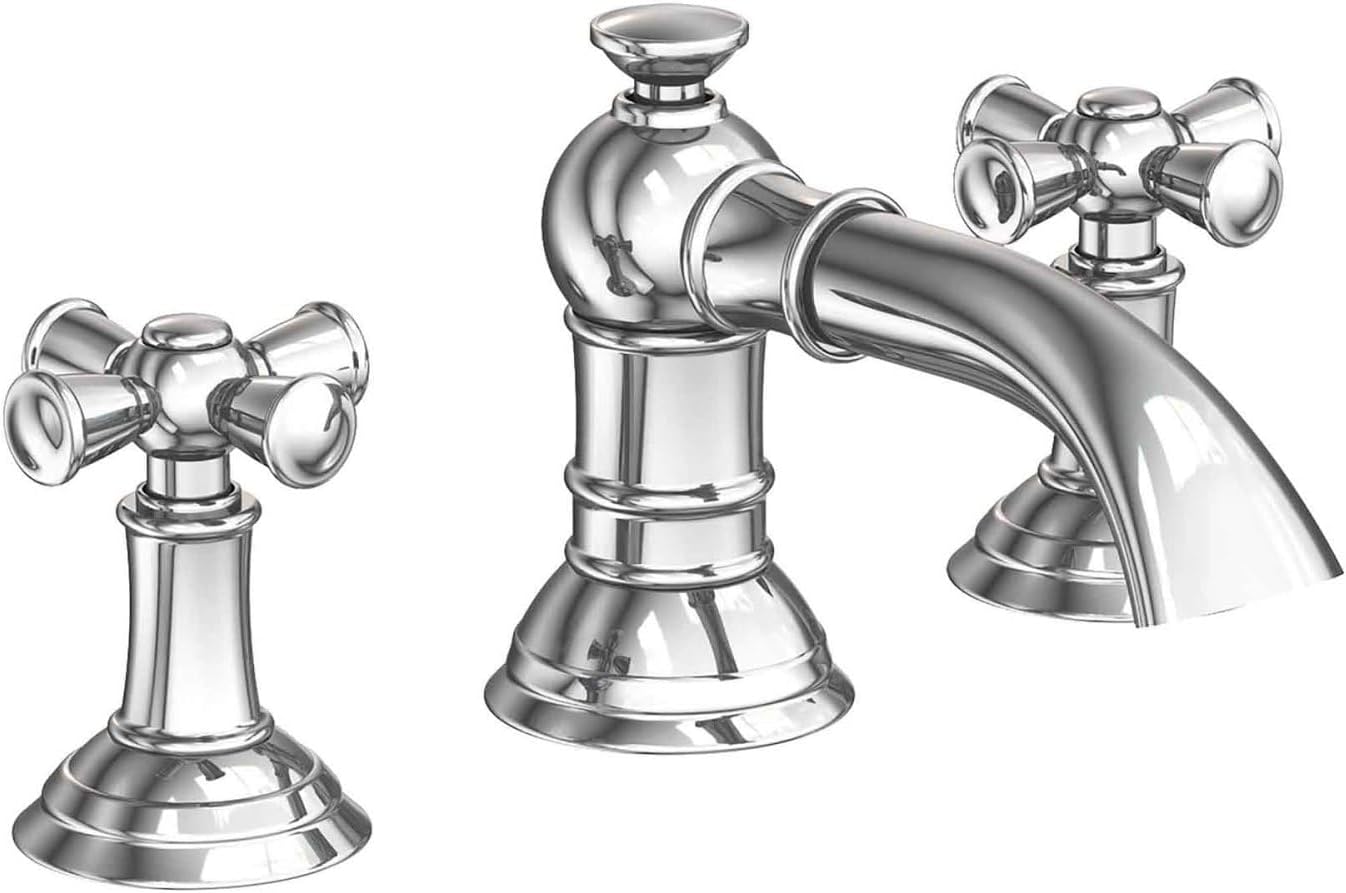 Aylesbury Widespread Bathroom Faucet with Double Cross Handles Finish: Polished Chrome