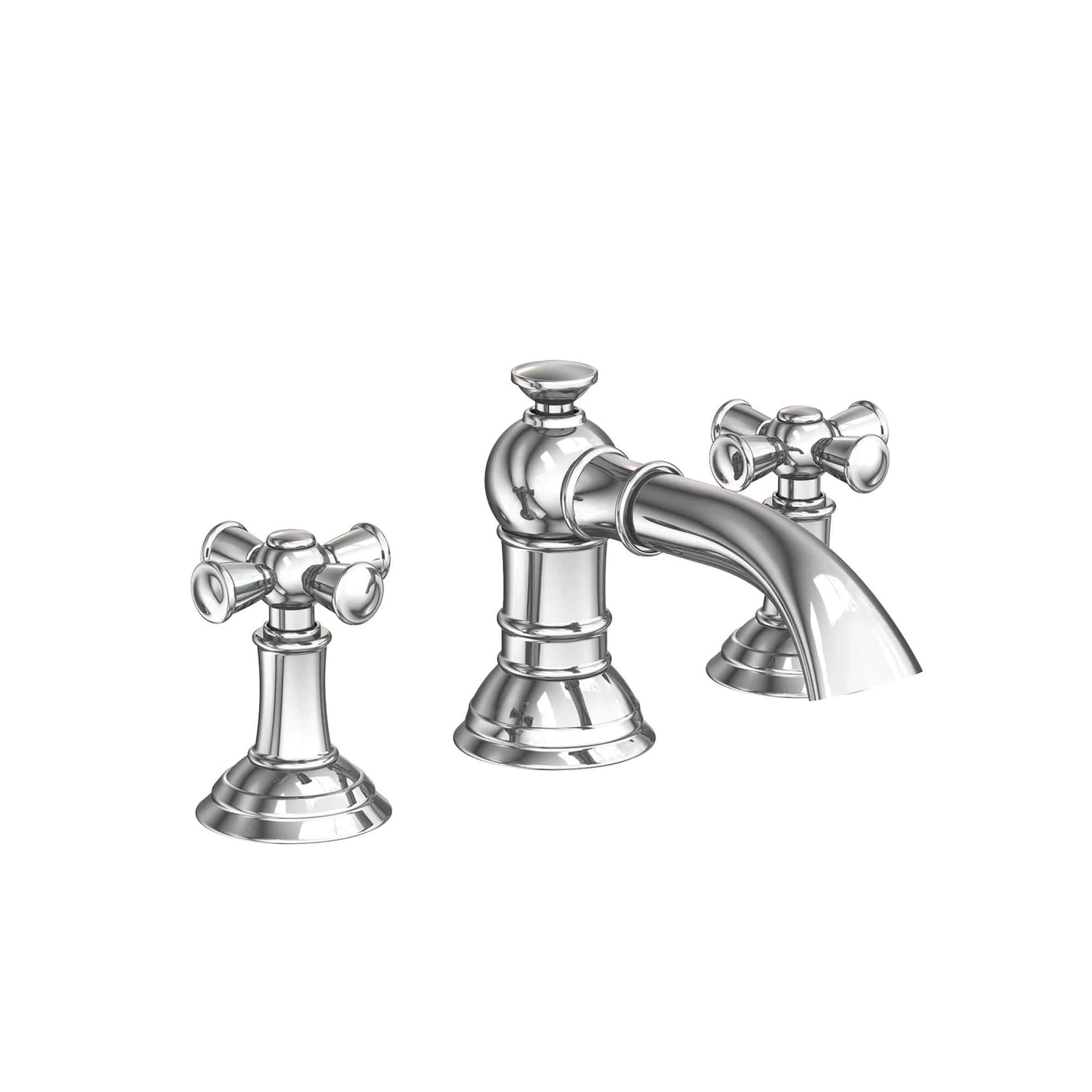 Aylesbury Widespread Bathroom Faucet with Double Cross Handles Finish: Polished Chrome