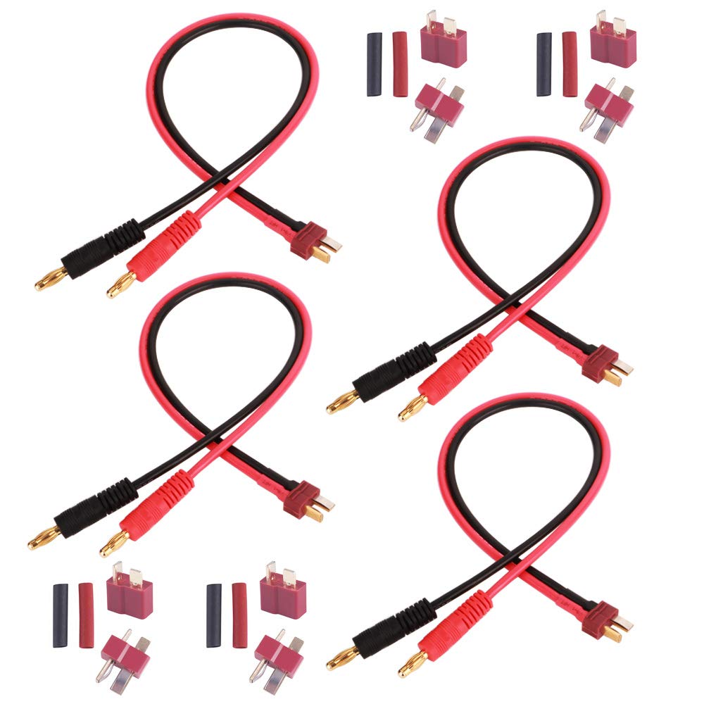 GTIWUNG 2 Pares XT90 Conectores de Batería, XT90 Enchufe Hembra Macho del Enchufe de con el Alambre del Silicio de 15cm 10AWG para el Drone de FPV de la batería de RC Lipo — view 9