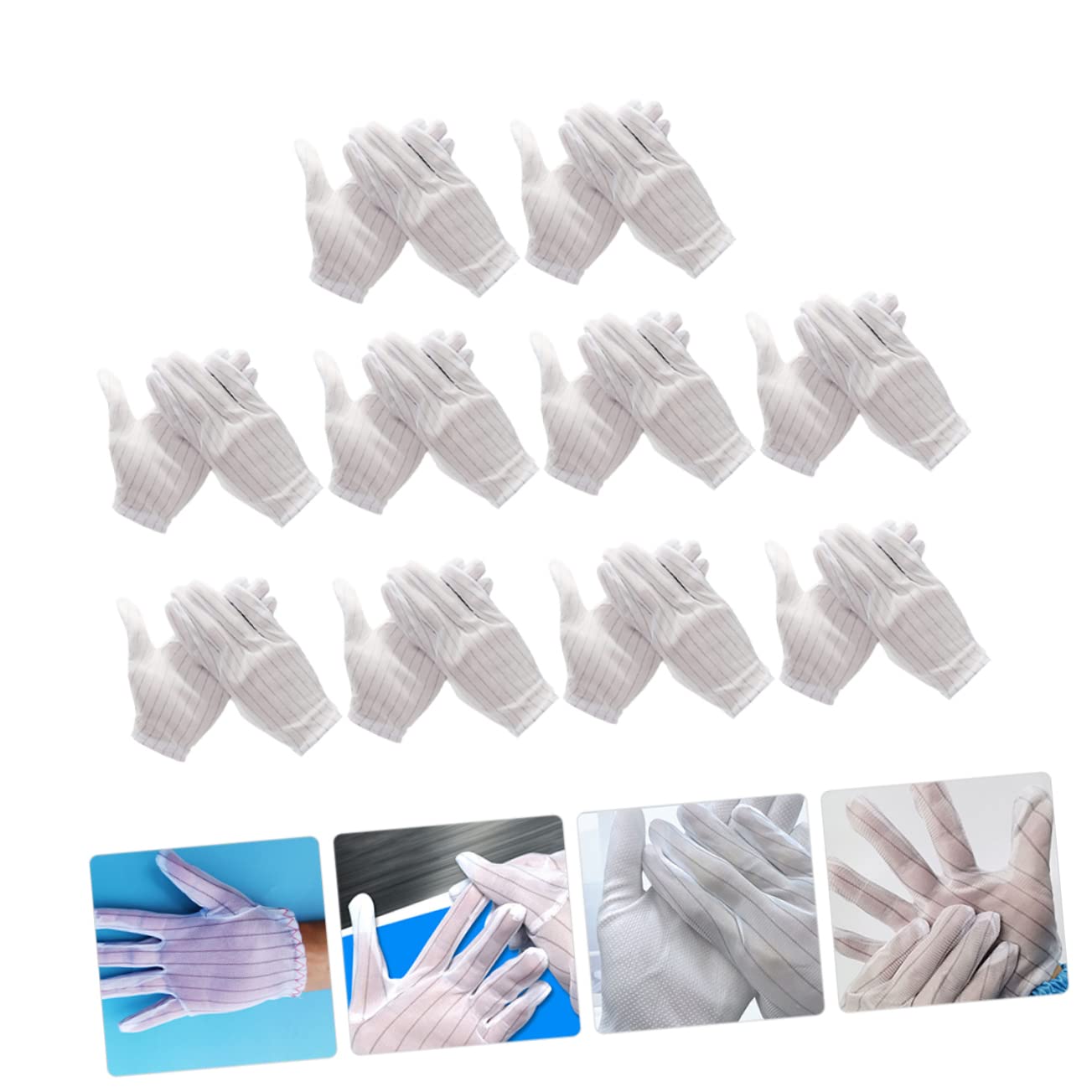 DOITOOL 40pares Guantes Antiestáticos Para Trabajo De Guantes Electrónicos Flexibles y Cómodos Para Reparaciones y Instalaciones Electrónica Protección y Seguridad El Trabajo