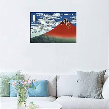 Amazon.co.jp: 凱風快晴 葛飾北斎 富嶽三十六景 追加10景 共に46