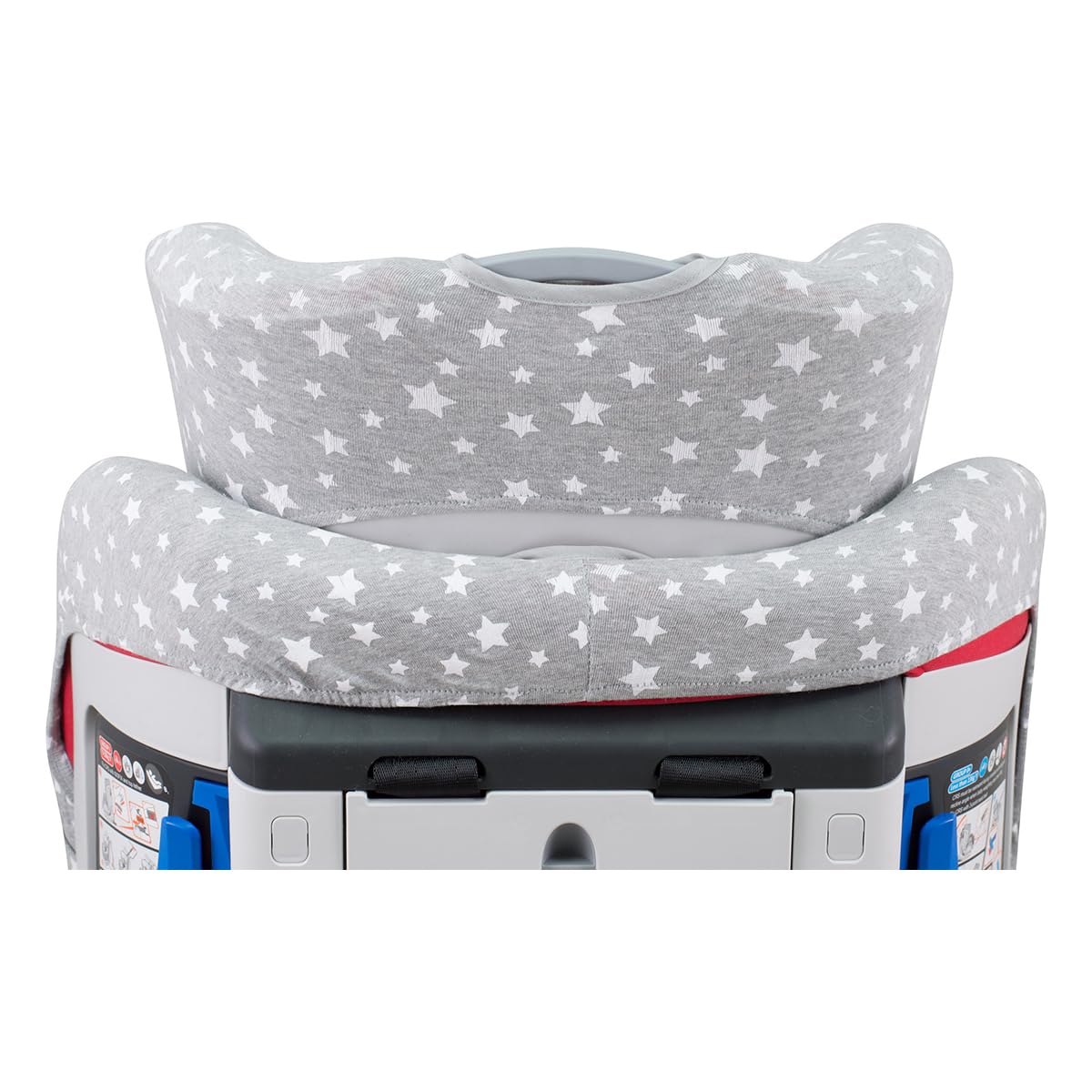 JYOKO KIDS Rivestimento Seggiolino auto compatibile con Chicco Seat Up 0 1 2 e YOUniverse (White Star)