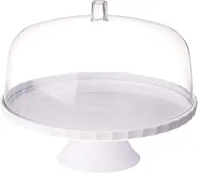Boleira Festa 25 Cm com Pe, Ou, Bf 251 Bcf, Branco