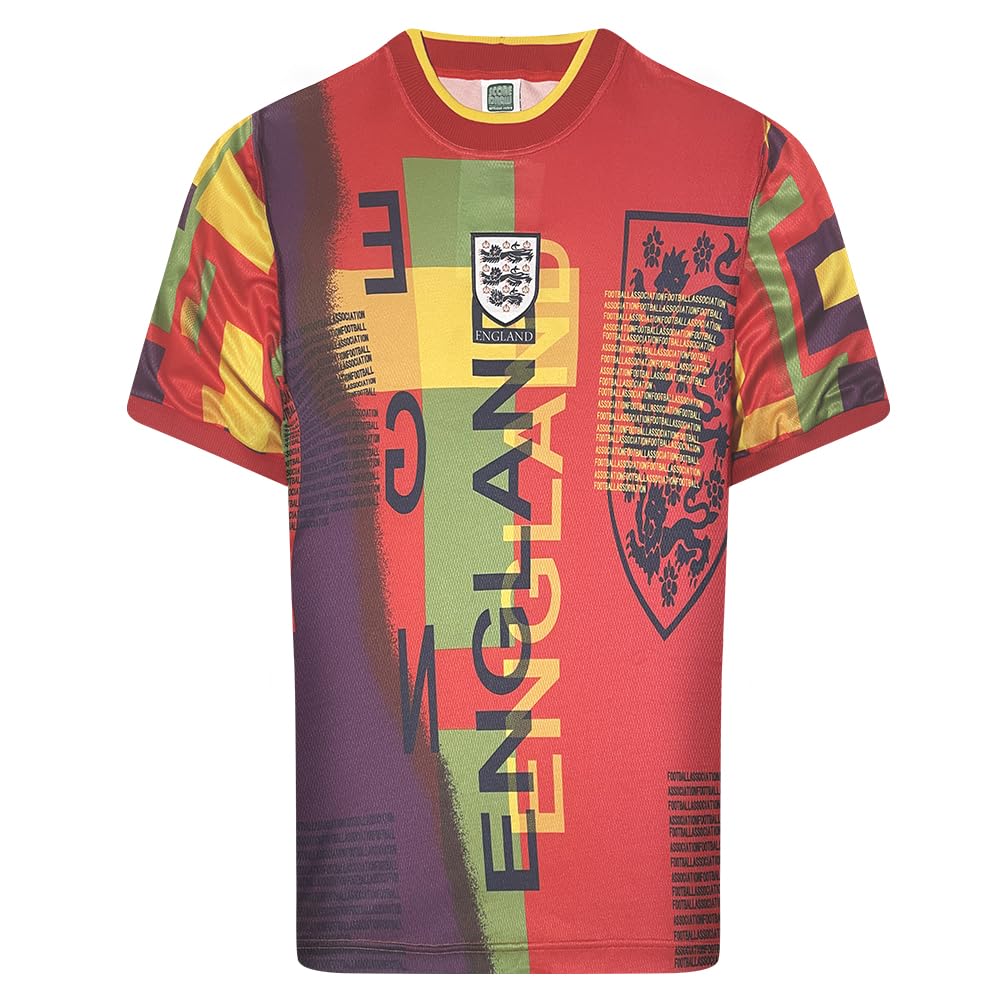 Score Draw Score Draw England Goalkeeper Shirt 1996 - Red/Blue - L