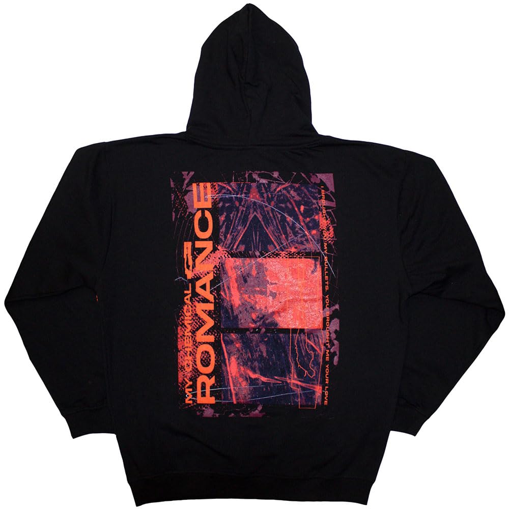 Rock Off officially licensed products My Chemical Romance Romance Bullets Pullover Hoodie XL Black