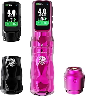 Mast Tattoo Fold Pro Wireless Tattoo Gun Machine Rotary Pen
