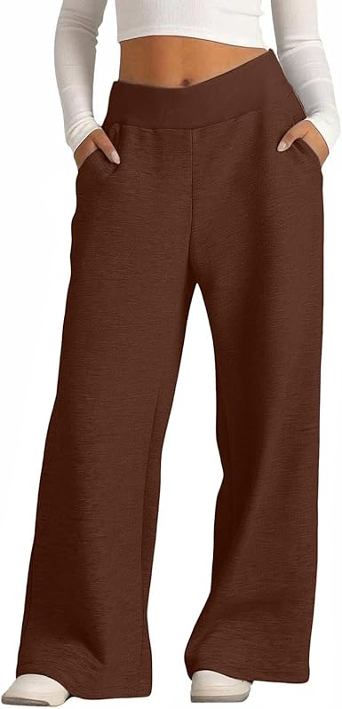 Wide Leg Sweatpants Women High Waisted Baggy Joggers Loose Fit Athletic Sweatpants Soft Lightweight Joggers 2025