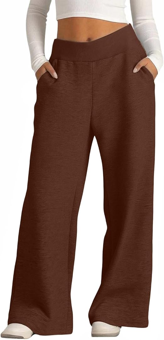 Wide Leg Sweatpants Women High Waisted Baggy Joggers Loose Fit Athletic Sweatpants Soft Lightweight Joggers 2025