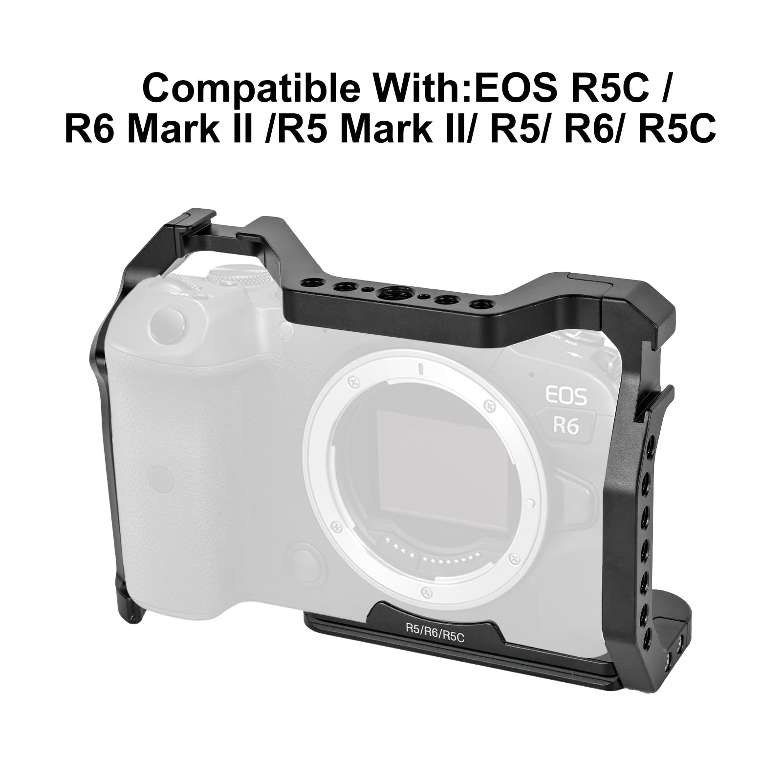 R5 ii/R5/R6/R5C/R6 ii klatka na aparat, R5 Mark ii/R6 Mark ii klatka z zimną stopką i interfejsem ARRI do EOS R5 ii/R6 Mark II/R5 Mark II/R5/R6/R5C