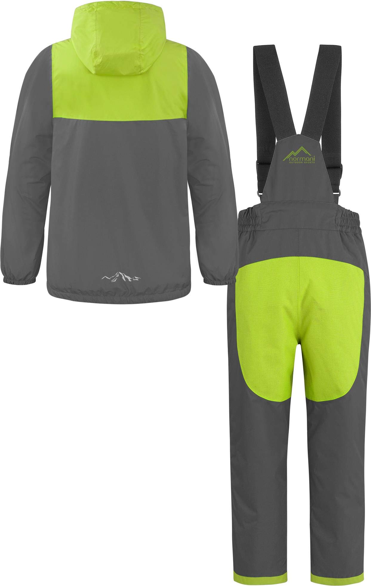 normani Kinder WinterSet wasserdichte Thermohose und Windbreaker Schneeanzug Ski-Set für Jungen und Mädchen