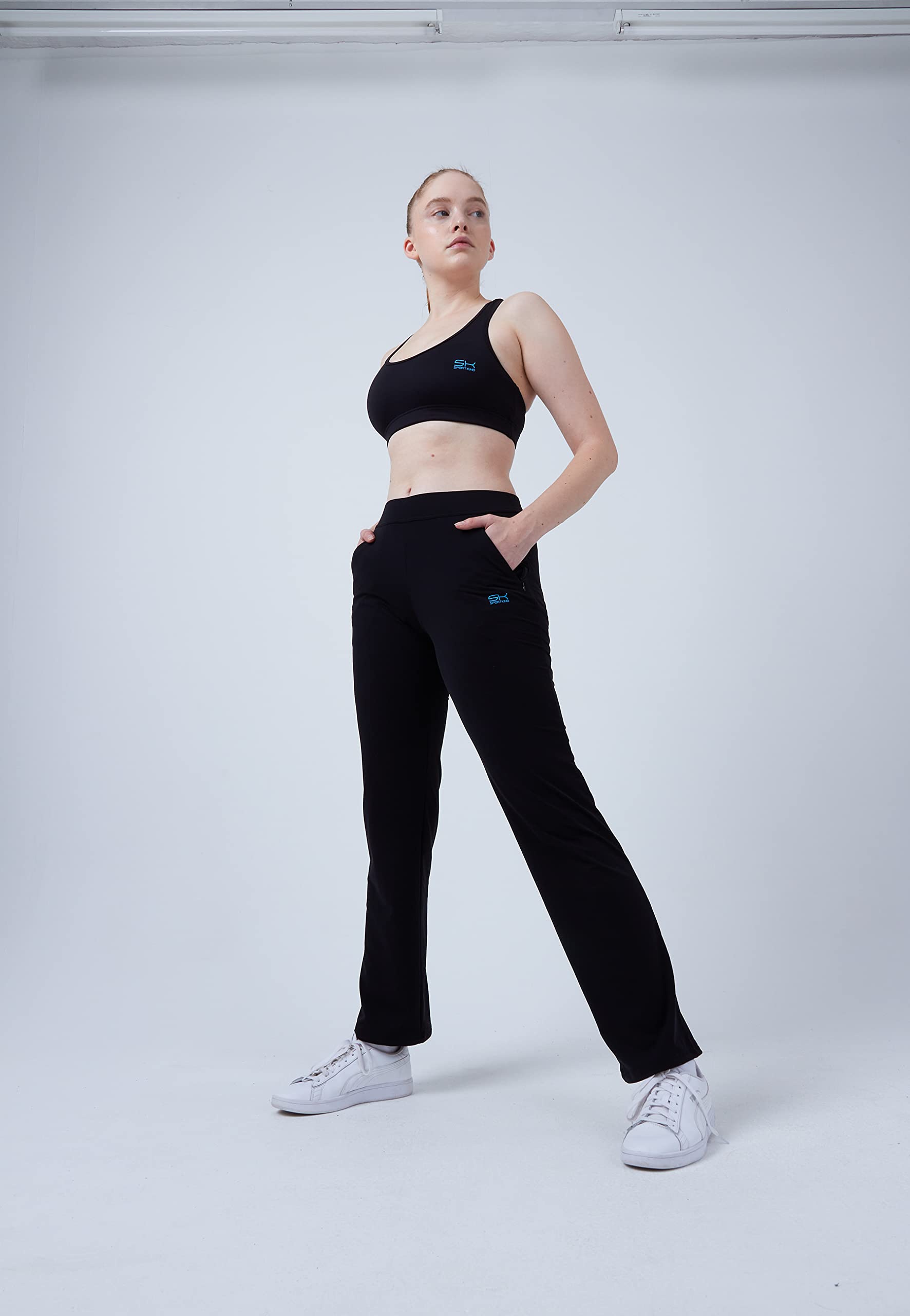Sportkind Mädchen & Damen Tennis, Fitness, Sport Trainingshose