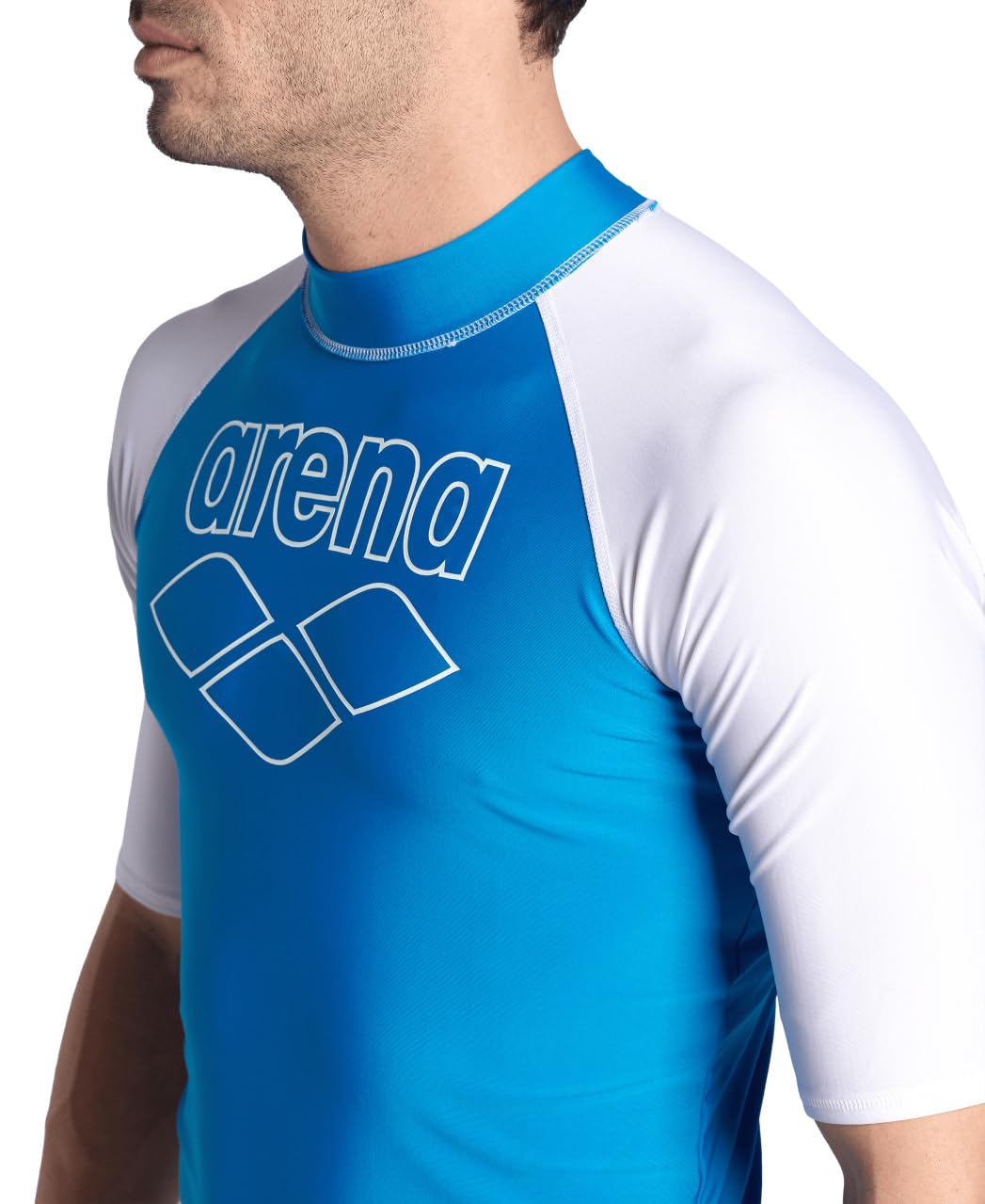 ARENA Men's Rash Vest S/S Graphic Top Hombre (Pack de 1)