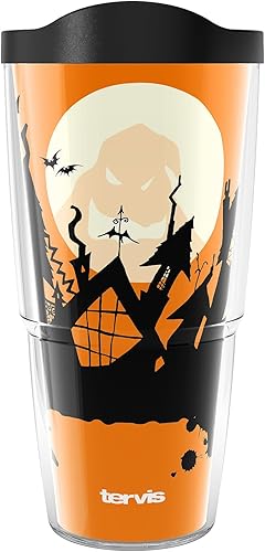 Tervis Disney Nightmare Before Christmas - Vaso aislado de doble pared con aislamiento de Oogie Boogie Rising, fabricado en Estados Unidos, mantiene