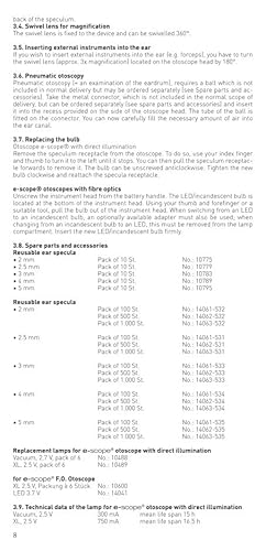 RIESTER - E-Scope Xenon-Otoskop 2,5V, mit direkter Xenon-Beleuchtung, im Beutel, schwarz, 31550