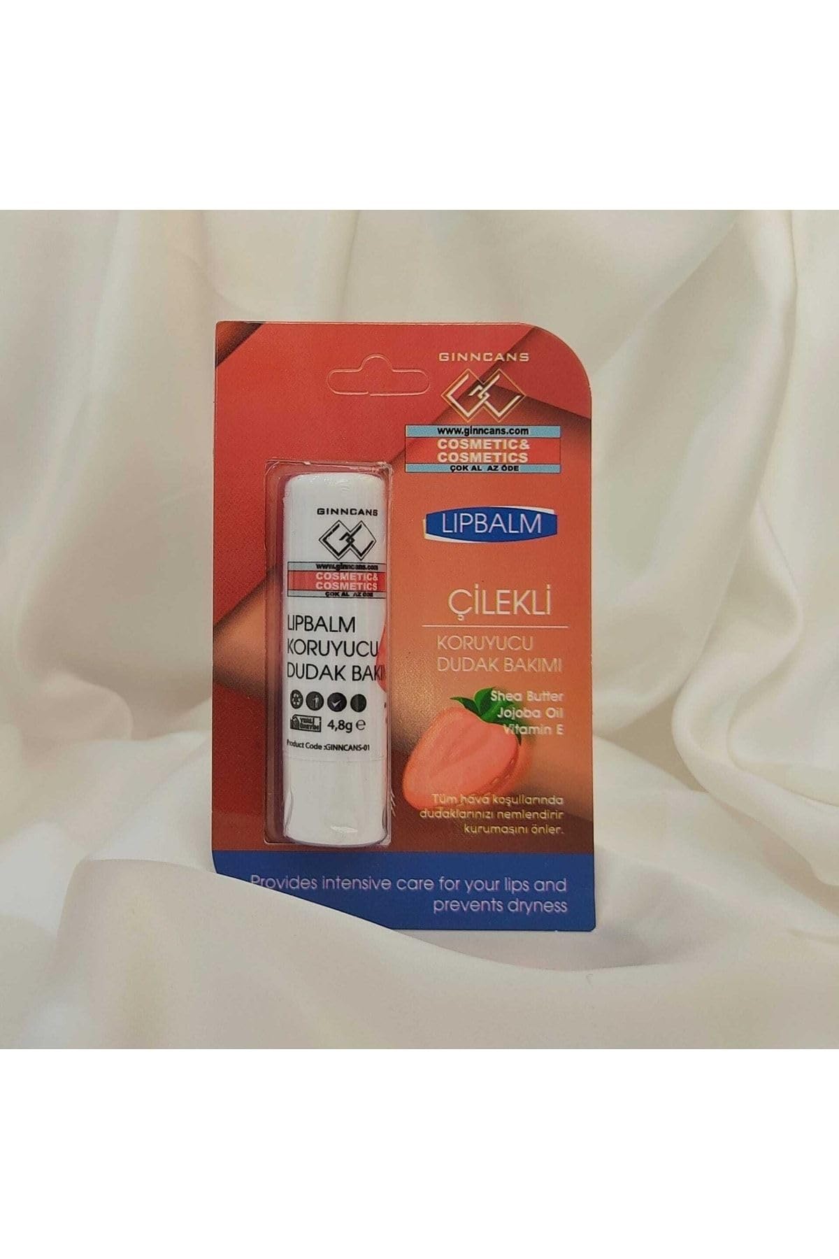 COSMETIC & COSMETICS by GINNCANS Lipbalm Çi?lekli? Koruyucu Dudak Bakımı