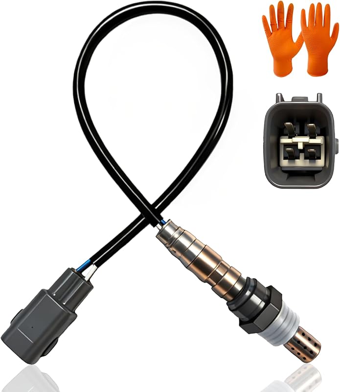 Conjunto de sensores de oxigênio O2 VEIFNIY upstream e downstream 234-4169 para Lexus e Toyota – Kit com 2 unidades e luvas