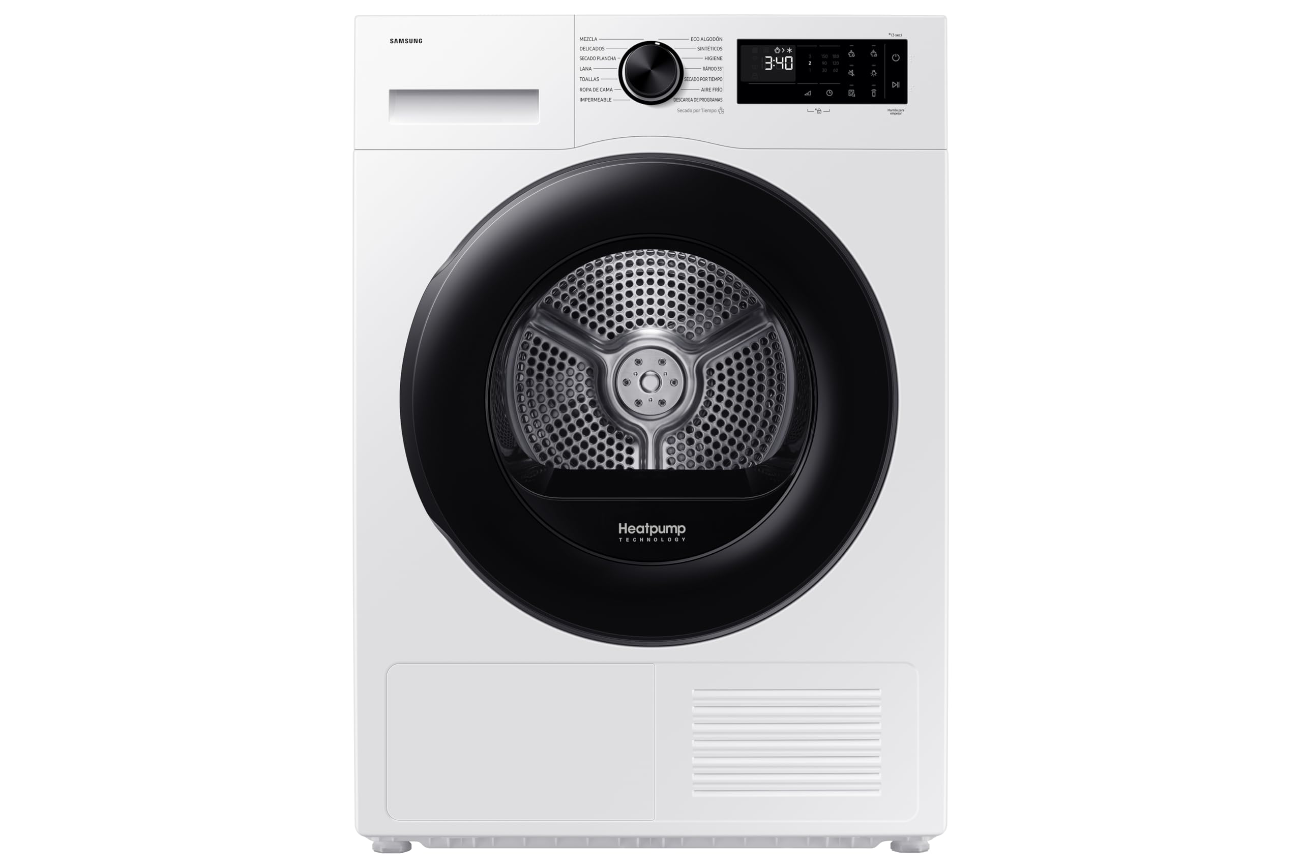 Samsung Secadora AI 8Kg Hygiene Care+ Clase C Blanca DV80DG52B0AEEC