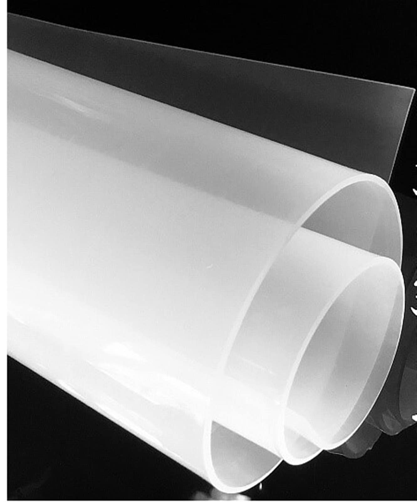 Jieyuzyuo 0.5Mm 0.1Mm/0.2Mm/0.30Mm/0.5Mm/0.8Mm/ 1Mm Quality Silicrubber Sheet 500Mm Width,500Mm Length Transparent Silicfilm/0.5Mm/500 * 500Mm