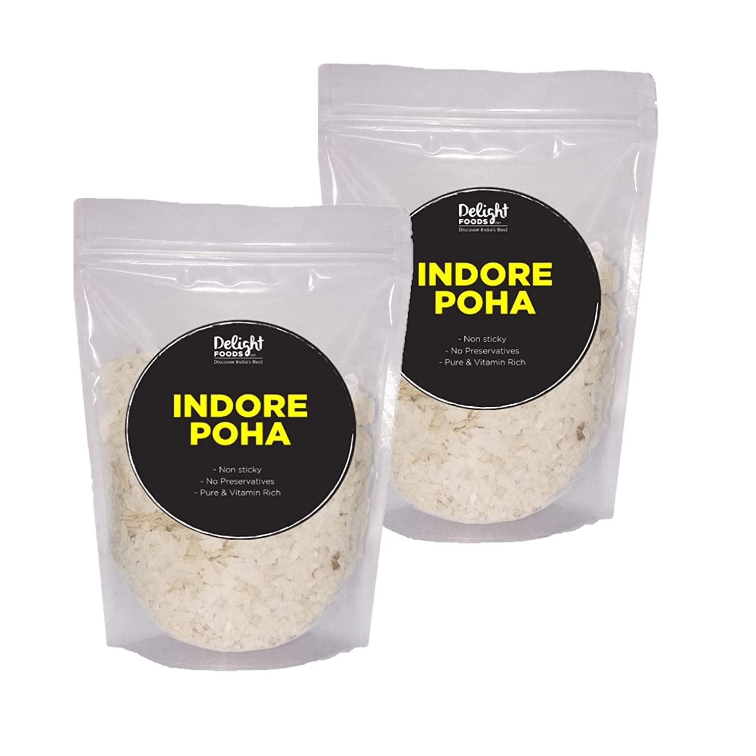 Poha de Delight Foods riz aplati indien pour un brunch sain et rapide en famille