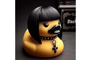 Gothic Office Darkly Delightful Duck Figurine