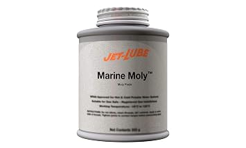 Jet-Lube Marine Moly - Disulfide Lubricating Paste Benton | Extreme Pressure | Marine Products | Waterproof | 1 Pound