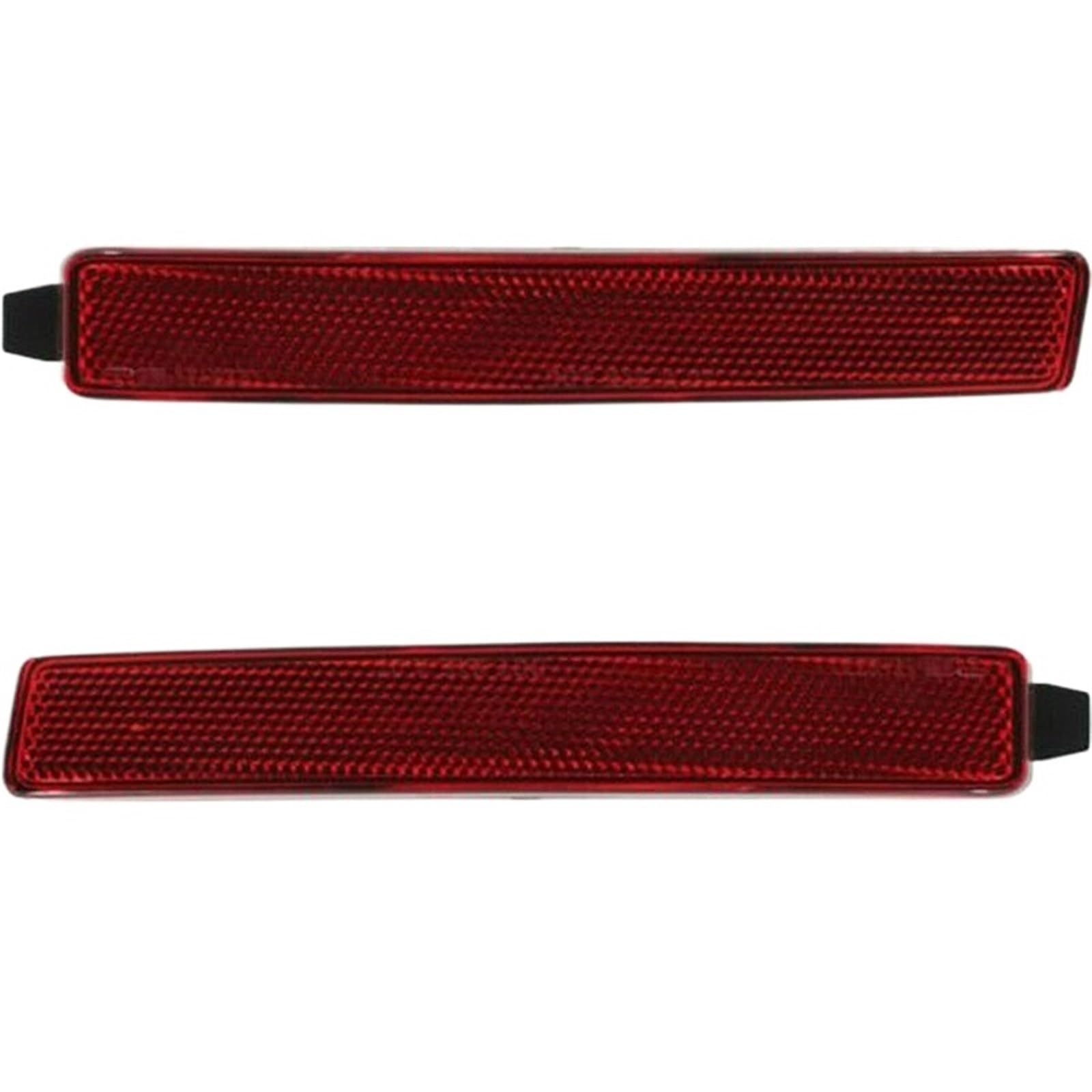 1 Set Rear Bumper Signal Reflector Trim Red Reflective Strips Fit For SRX 2010 2011 2012 2013 2014 2015 2016