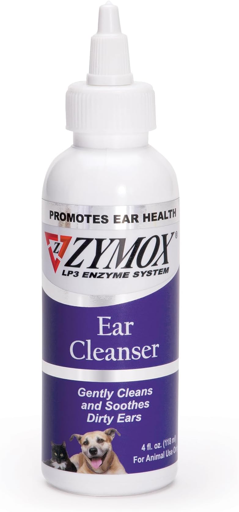 PET KING BRANDS Zymox Ear Cleanser With Bio-Active Enzymes, 4 oz.