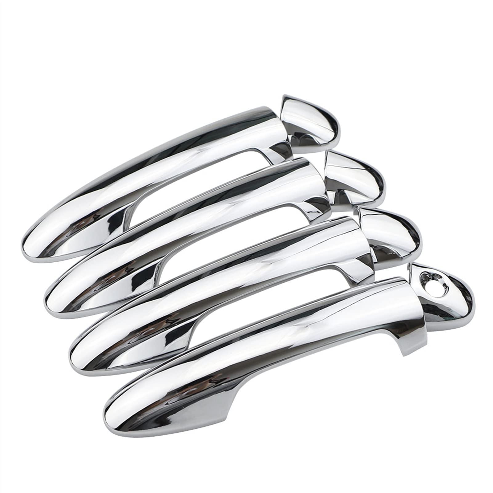 Qwqthgs One Color Car Exterior Door Handle Cap For Rav4 2013-2015 Car Exterior Chrome Side Door Handle Cover Trims