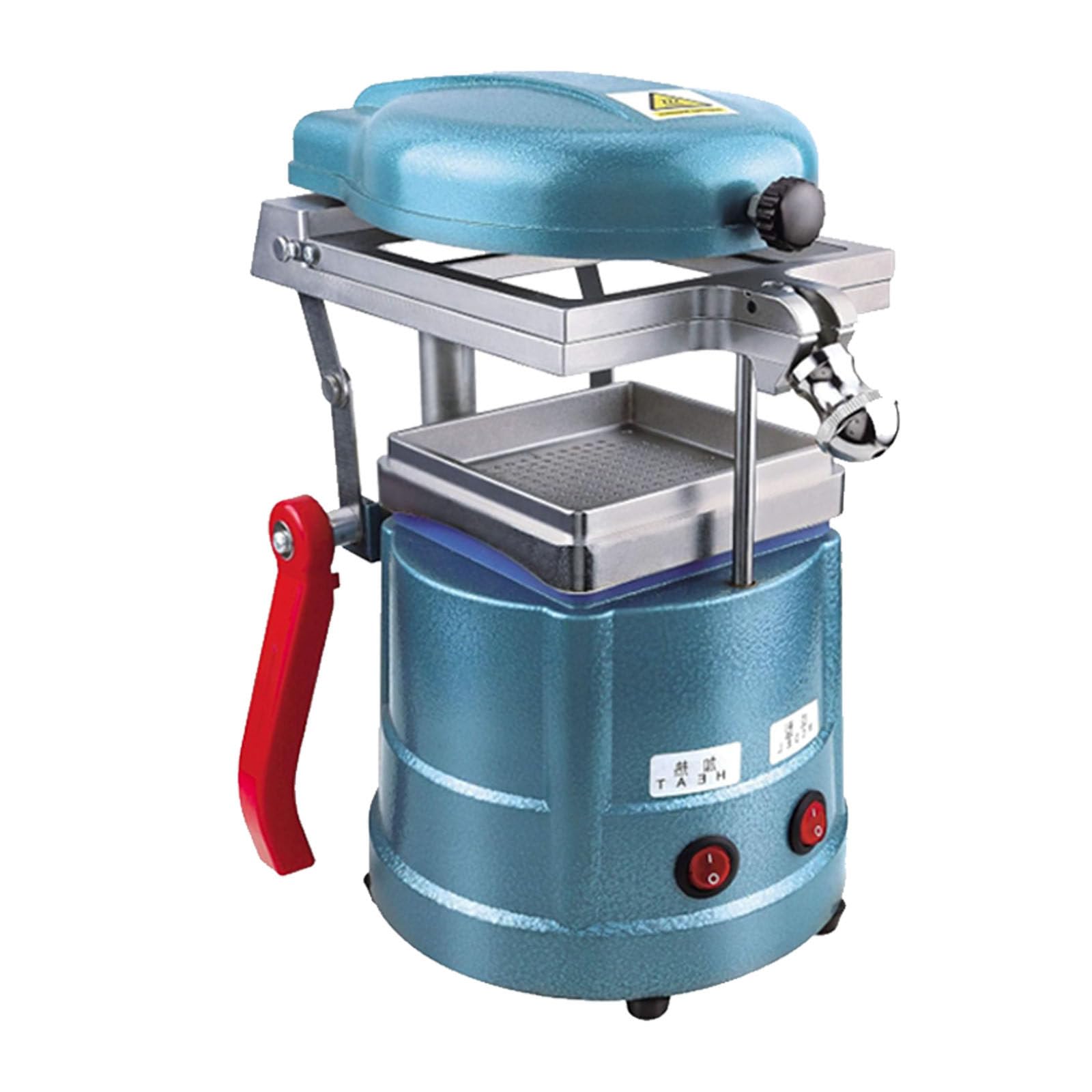Máquina de termoformado al vacío para laboratorio dental, prensa para retenedores de ortodoncia, estampado al vacío con bola de acero