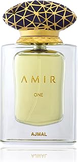 Ajmal Amir One Eau de Parfum 1.7 Fl Oz | Luxury Unisex Perfume from the Amir Series | Floral, Spicy & Ambery Oriental Fragrance with Wood & Oudh | Long-Lasting Arabic Perfume for Men & Women