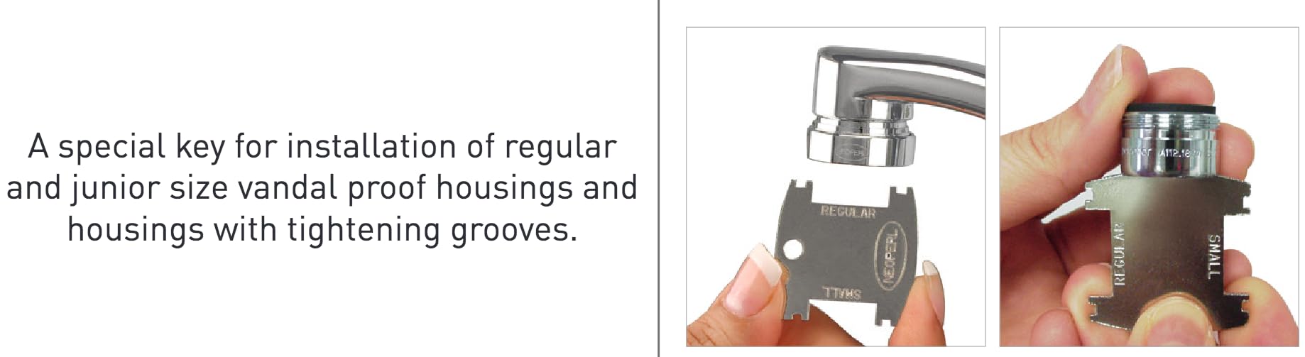 Aerator Wrench Faucet Key Maintenance Tools Standard Junior