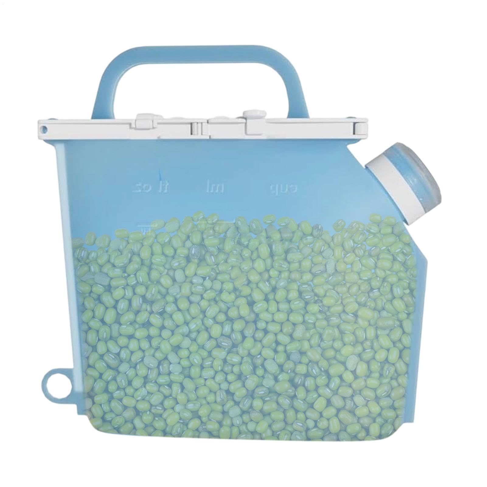 Bolsas de silicona para cereales y organización limpia de la despensa familiar