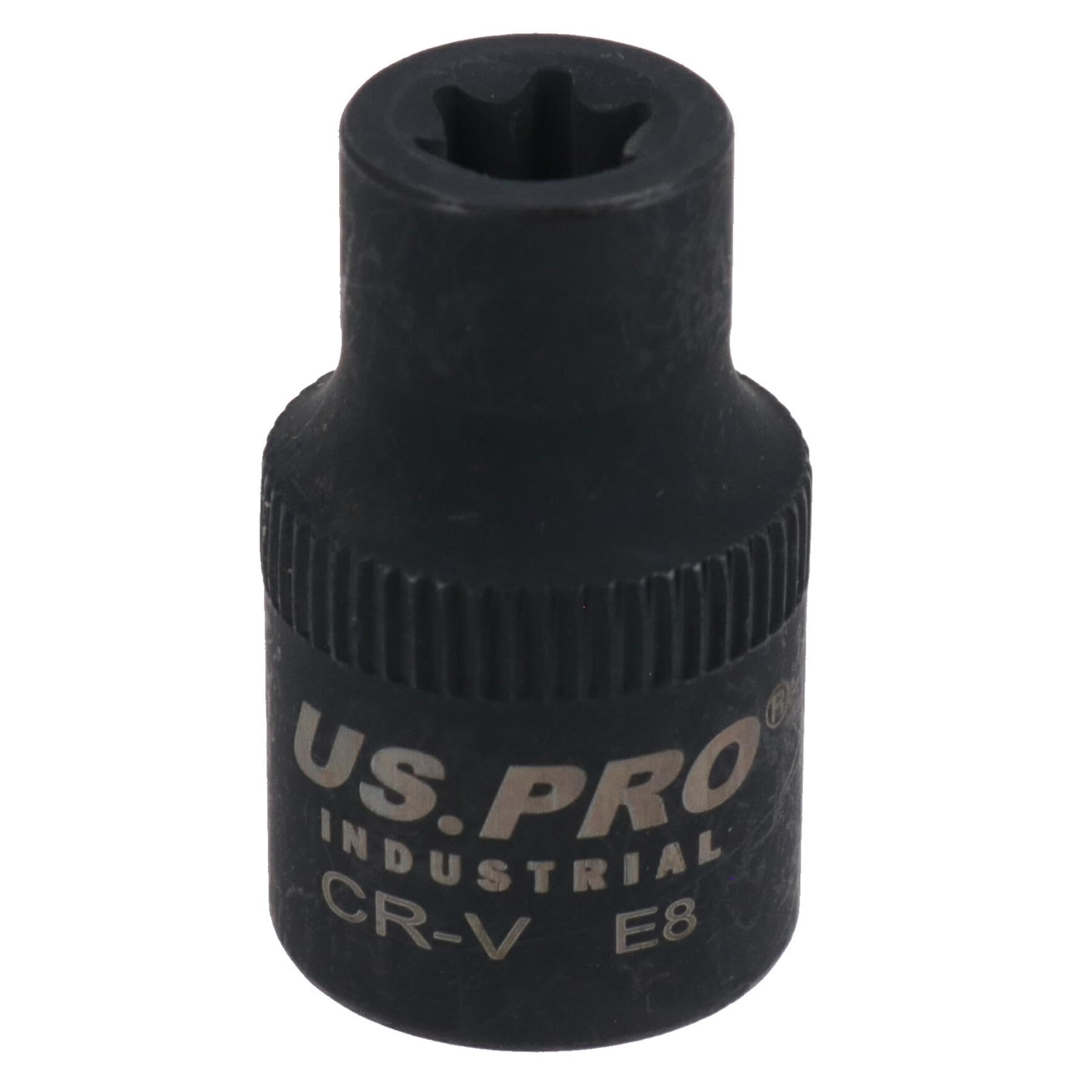 Ab Tools Women's E8 Impacted Impact Torx Star E Socket 3/8In Drive Shallow